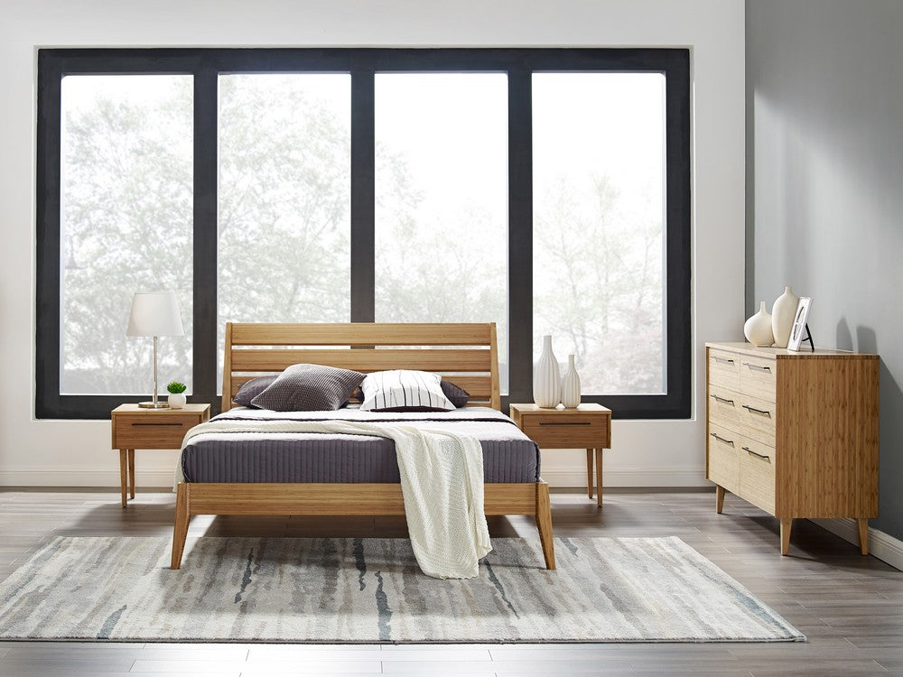 Bamax - Tristan King Platform Bed, Golden - TSN091GD view 8