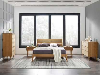 Bamax - Tristan King Platform Bed, Golden - TSN091GD view 9