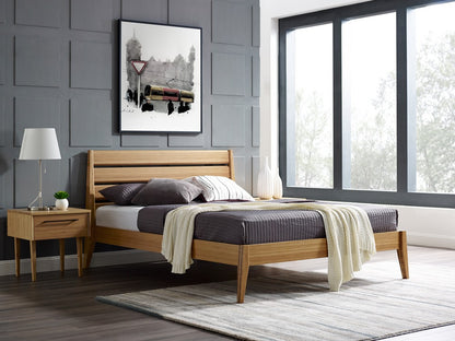 Bamax - Tristan Queen Platform Bed, Golden - TSN090GD view 8