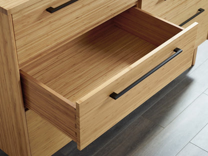 Bamax - Tristan Six Drawer Double Dresser, Golden - TSN094GD view 5