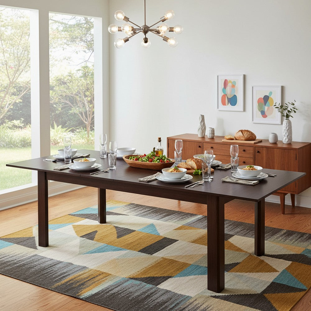 Bamax - Uson 78-110 x 42 Extension Dining Table, Coffee - USN001CE view 5