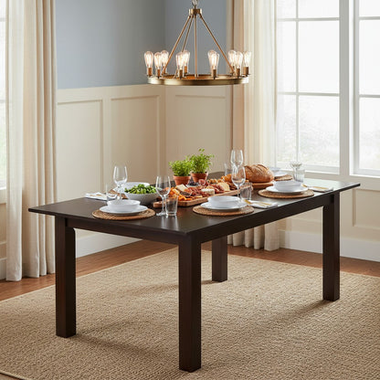 Bamax - Uson 78-110 x 42 Extension Dining Table, Coffee - USN001CE view 6