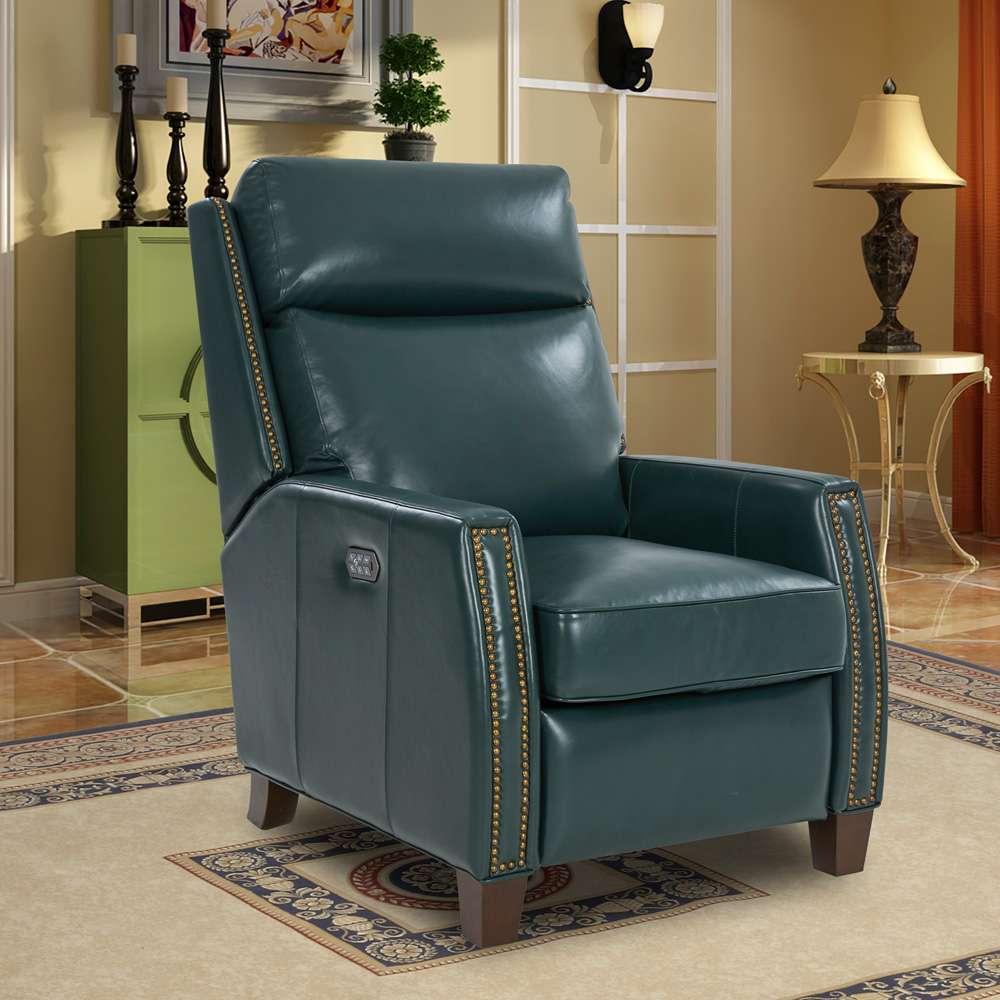 BarcaLounger - Anaheim Power Recliner w/Power Head Rest & Power Lumbar Highland Emerald - 9PHL3687571628 veiw 2