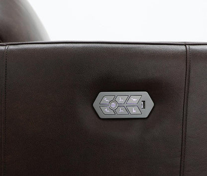 BarcaLounger - Anaheim Power Recliner w/Power Head Rest & Power Lumbar in Creede Fudge - 9PHL3687572087 veiw 7