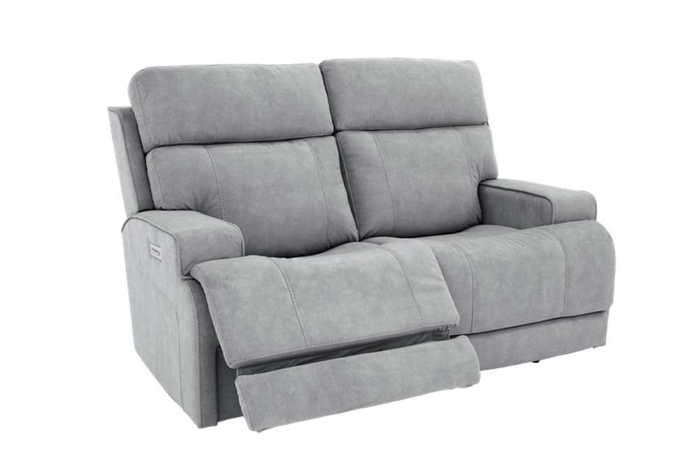 BarcaLounger - Ashbee Zero Gravity Loveseat w/Power Recline, Power Head Rests & Footrest Ext in Arula Dolphin - 29PH1316214146 view 1