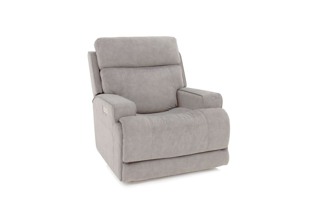 BarcaLounger - Ashbee Zero Gravity Power Recliner w/Power Head Rest & Footrest Ext in Arula Dove - 9PH1316214193 view 1