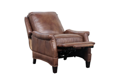 BarcaLounger - Ashebrooke Recliner Wenlock Tawny Leather - 73056570285 veiw 4
