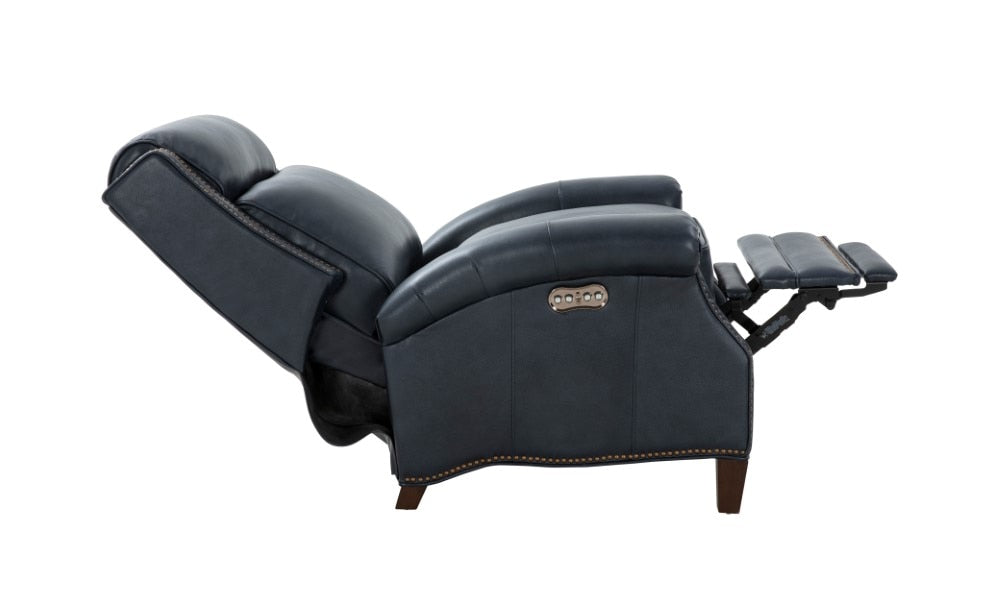 BarcaLounger - Barrett Power Recliner with Power Head Rest in Barone Navy Blue - 9PH3286570845 veiw 3