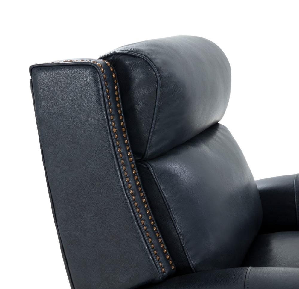 BarcaLounger - Barrett Power Recliner with Power Head Rest in Barone Navy Blue - 9PH3286570845 veiw 4