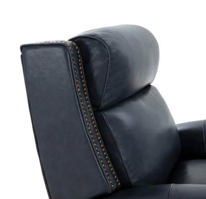 BarcaLounger - Barrett Power Recliner with Power Head Rest in Barone Navy Blue - 9PH3286570845 veiw 4