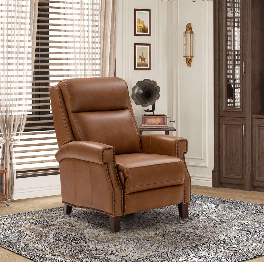 BarcaLounger - Byron Power Recliner w/Power Head Rest & Power Lumbar Chaps Saddle - 9PHL1223540116 veiw 1