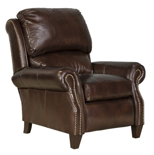 BarcaLounger - Churchill Recliner Double Fudge Leather - 74440540441 veiw 1