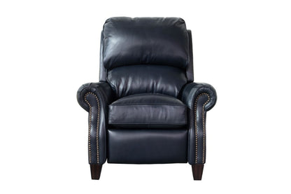 BarcaLounger - Churchill Recliner Shoreham Blue Leather - 74440570047 veiw 2