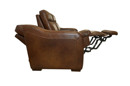 BarcaLounger - Grady Sofa Recliner w/Power Recline, Power Head Rests & Power Lumbar in Lexington Cocoa - 39PHL1474377785 veiw 4