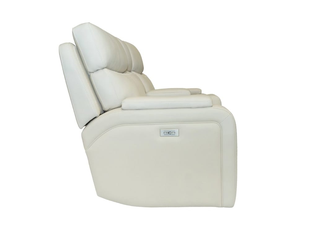 BarcaLounger - Gunner Console Loveseat Recliner w/Power Recline, Power Head Rests (Console has 2 Cupholders & Storage) in Kobi Almond - 24PH1475378082 veiw 3