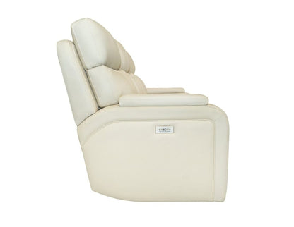 BarcaLounger - Gunner Sofa Recliner w/Power Recline & Power Head Rest in Kobi Almond - 39PH1475378082 veiw 4