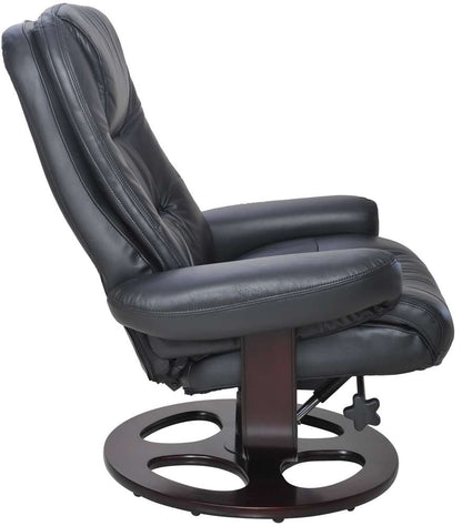 BarcaLounger - Jacque Pedestal Recliner / Otttoman Hilton Black - 158021360199 veiw 6
