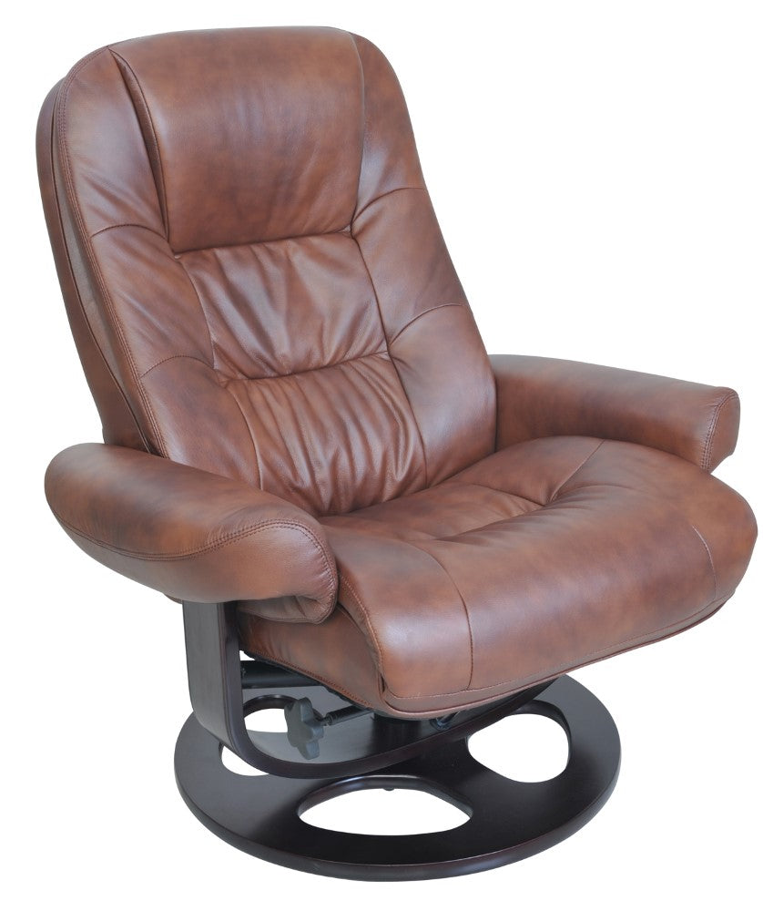 BarcaLounger - Jacque Pedestal Recliner / Ottoman Hilton Whiskey - 158021360186 veiw 2