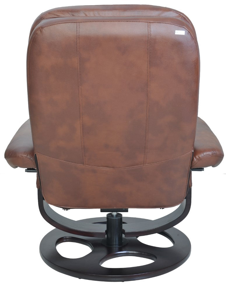 BarcaLounger - Jacque Pedestal Recliner / Ottoman Hilton Whiskey - 158021360186 veiw 5