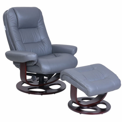 BarcaLounger - Jacque Pedestal Recliner / Ottoman Marlene Gray - 158021344995 veiw 1
