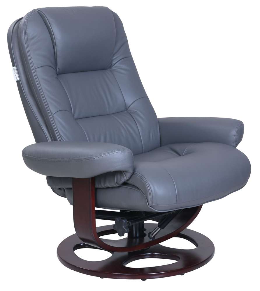 BarcaLounger - Jacque Pedestal Recliner / Ottoman Marlene Gray - 158021344995 veiw 2