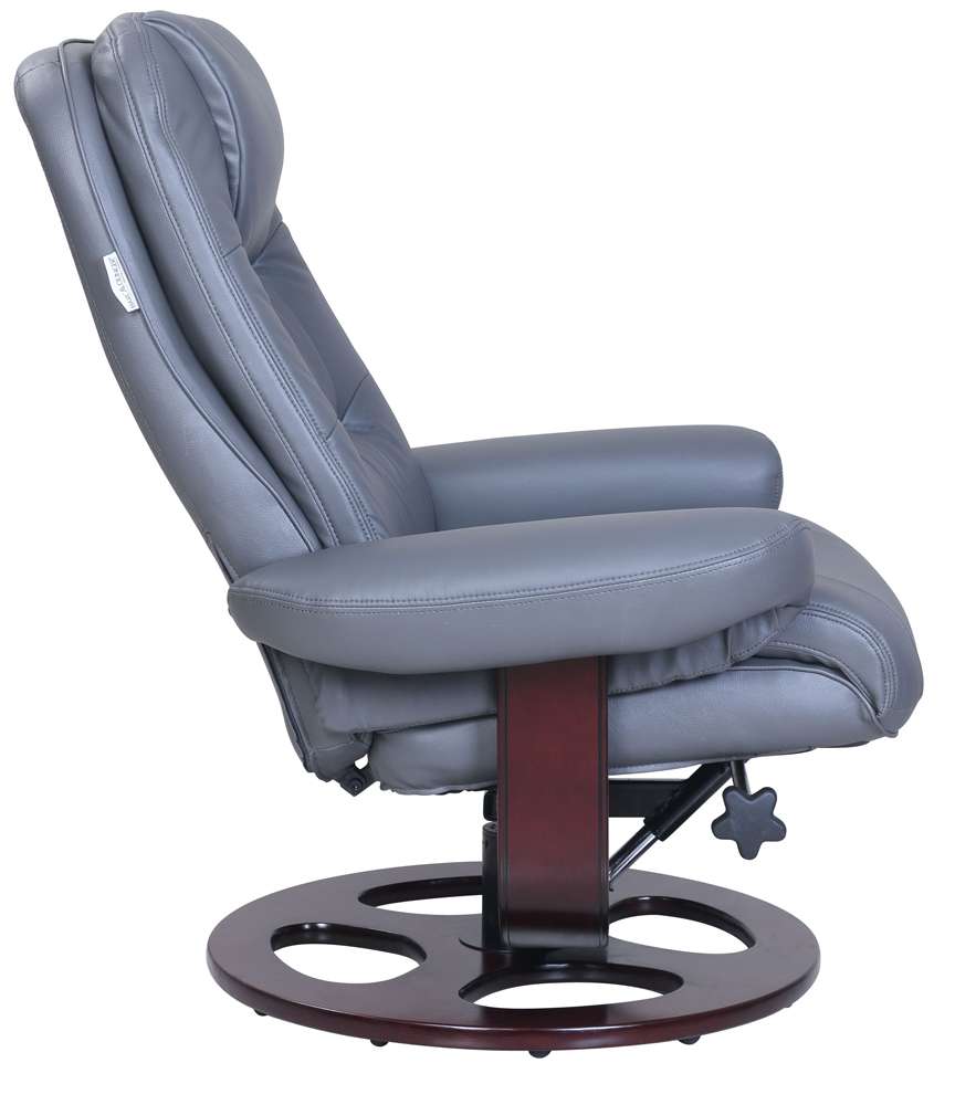 BarcaLounger - Jacque Pedestal Recliner / Ottoman Marlene Gray - 158021344995 veiw 5