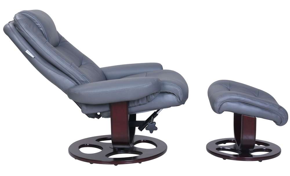 BarcaLounger - Jacque Pedestal Recliner / Ottoman Marlene Gray - 158021344995 veiw 8