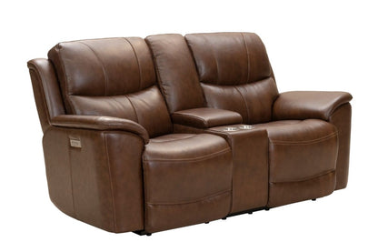 BarcaLounger - Kaden Power Reclining Console Loveseat With Power Head Rests And Lumbar In Jarod Brown - 24PHL3665372486 veiw 1