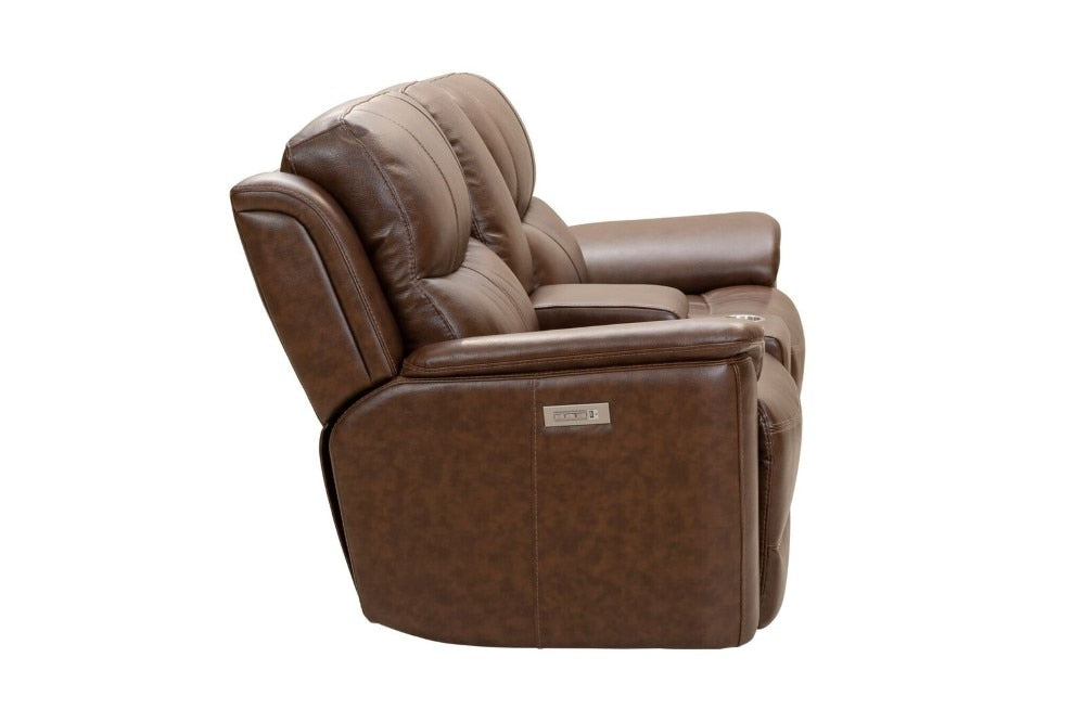 BarcaLounger - Kaden Power Reclining Console Loveseat With Power Head Rests And Lumbar In Jarod Brown - 24PHL3665372486 veiw 3
