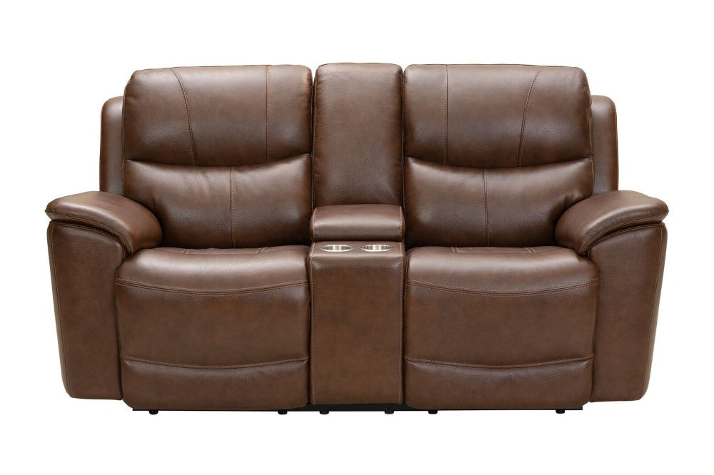 BarcaLounger - Kaden Power Reclining Console Loveseat With Power Head Rests And Lumbar In Jarod Brown - 24PHL3665372486 veiw 4