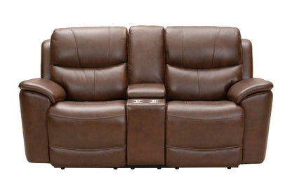 BarcaLounger - Kaden Power Reclining Console Loveseat With Power Head Rests And Lumbar In Jarod Brown - 24PHL3665372486 veiw 4