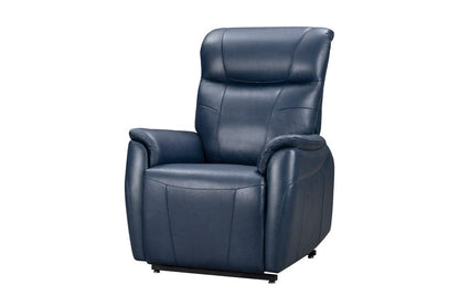 BarcaLounger - Leighton Lift Chair Recliner with Power Head Rest, Power Lumbar & Lay Flat Mechanism in Marco Navy Blue - 23PHL3085373145 view 7