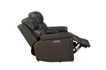 BarcaLounger - Leon Power Reclining Console Loveseat w/Power Head Rests, Power Lumbar, Heat & Massage - 24PHLHM1343373096 veiw 4