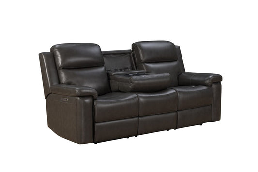 BarcaLounger - Leon Power Reclining Sofa w/Power Head Rests, Power Lumbar, Heat & Massage (Dropdown Table w/Smart Tabletop Control) - 39PHLHM1343373096 veiw 2