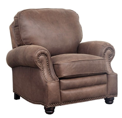 BarcaLounger - Longhorn Recliner Dark Sanded Bomber - 74727562188 veiw 1