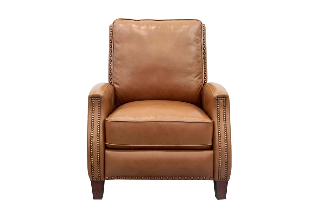 BarcaLounger - Melrose Push Thru The Arms Recliner in Dobbs-Saddle - 73155571886 veiw 3