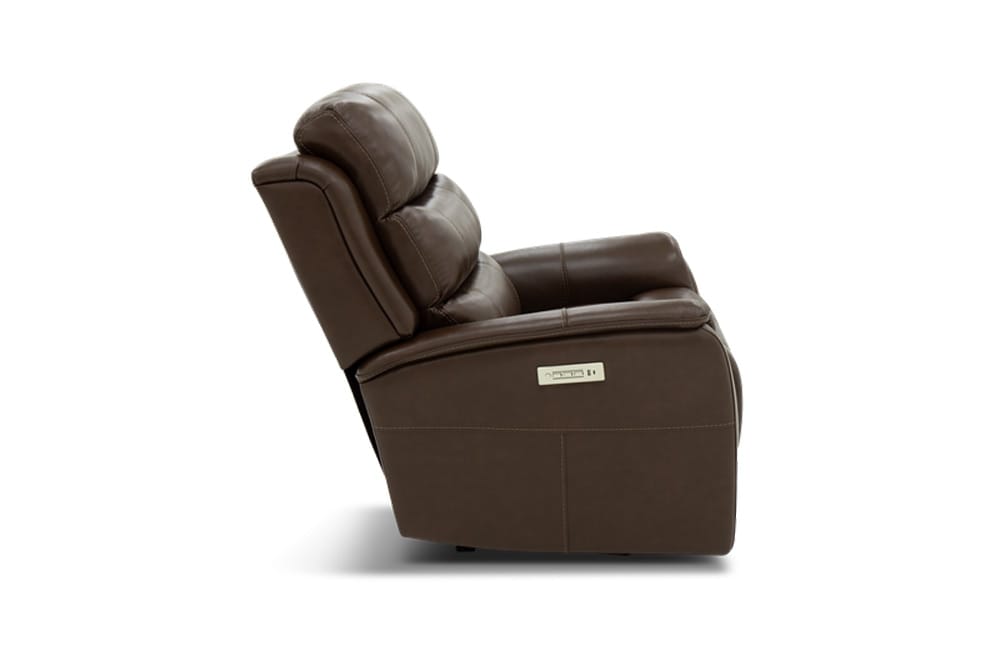 BarcaLounger - Mooresville Triple Power Zero Gravity Recliner w/Power Head Rest, Power Lumbar & Air Massage System in Sorrento Coffee - 9PHLM1499375287 veiw 3