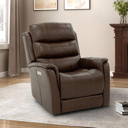 BarcaLounger - Mooresville Triple Power Zero Gravity Recliner w/Power Head Rest, Power Lumbar & Air Massage System in Sorrento Coffee - 9PHLM1499375287 veiw 5