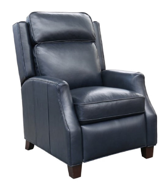 BarcaLounger - Nixon Recliner Shoreham Blue Leather - 74582570047 veiw 1