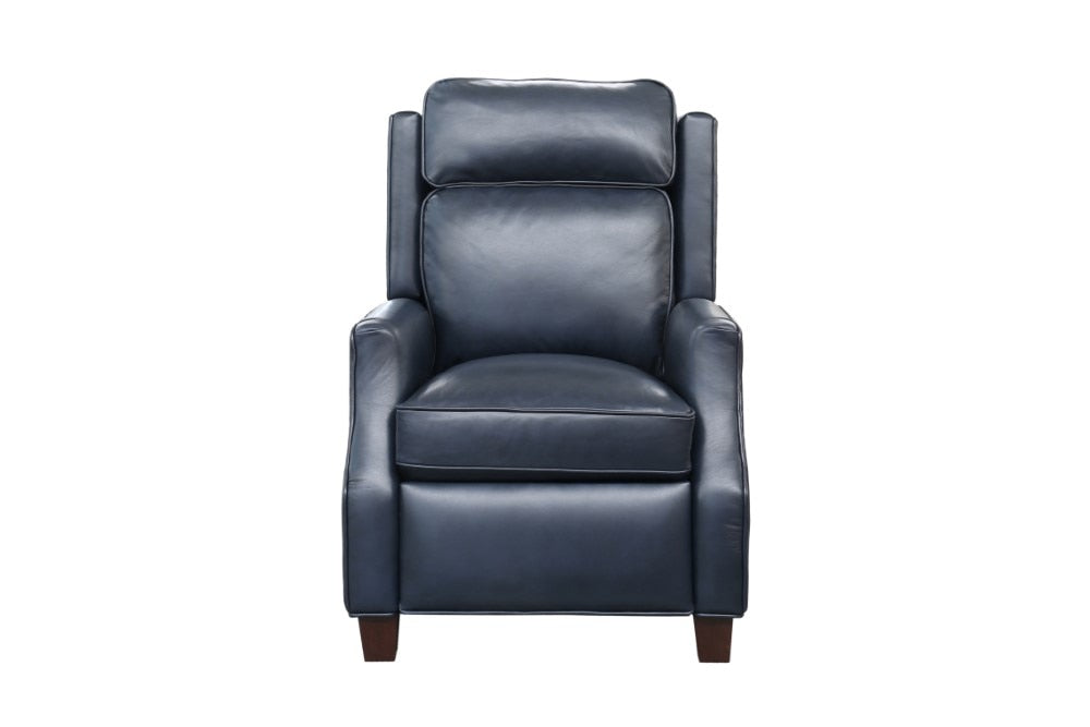 BarcaLounger - Nixon Recliner Shoreham Blue Leather - 74582570047 veiw 2