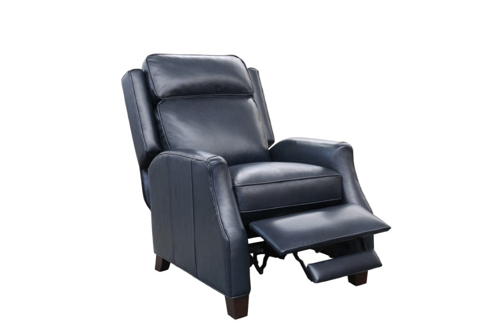 BarcaLounger - Nixon Recliner Shoreham Blue Leather - 74582570047 veiw 3