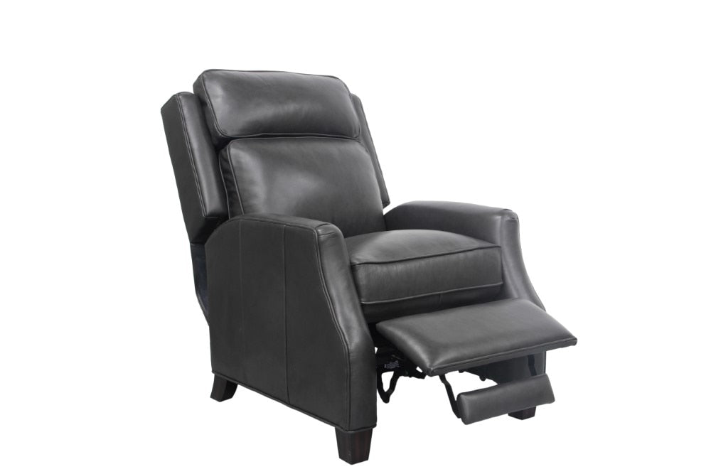 BarcaLounger - Nixon Recliner Shoreham Gray Leather - 74582570095 veiw 3