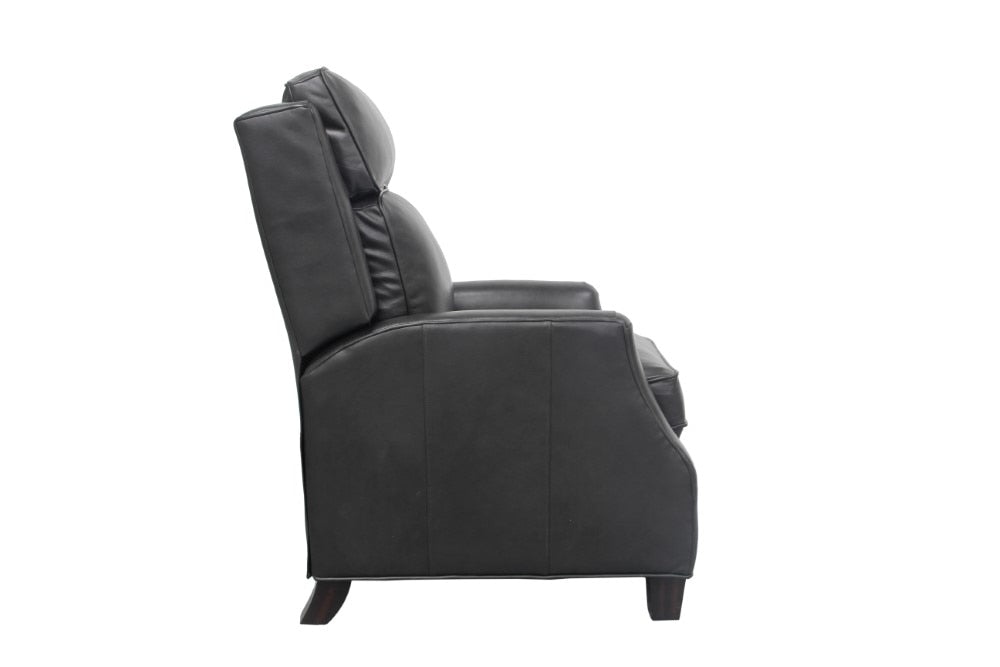 BarcaLounger - Nixon Recliner Shoreham Gray Leather - 74582570095 veiw 4