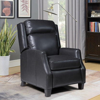 BarcaLounger - Nixon Recliner Shoreham Gray Leather - 74582570095 veiw 5