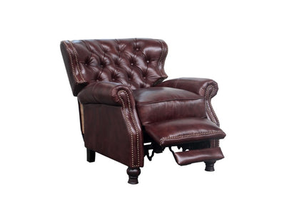 BarcaLounger - Presidential Recliner Wenlock Fudge Leather - 74148570287 veiw 3