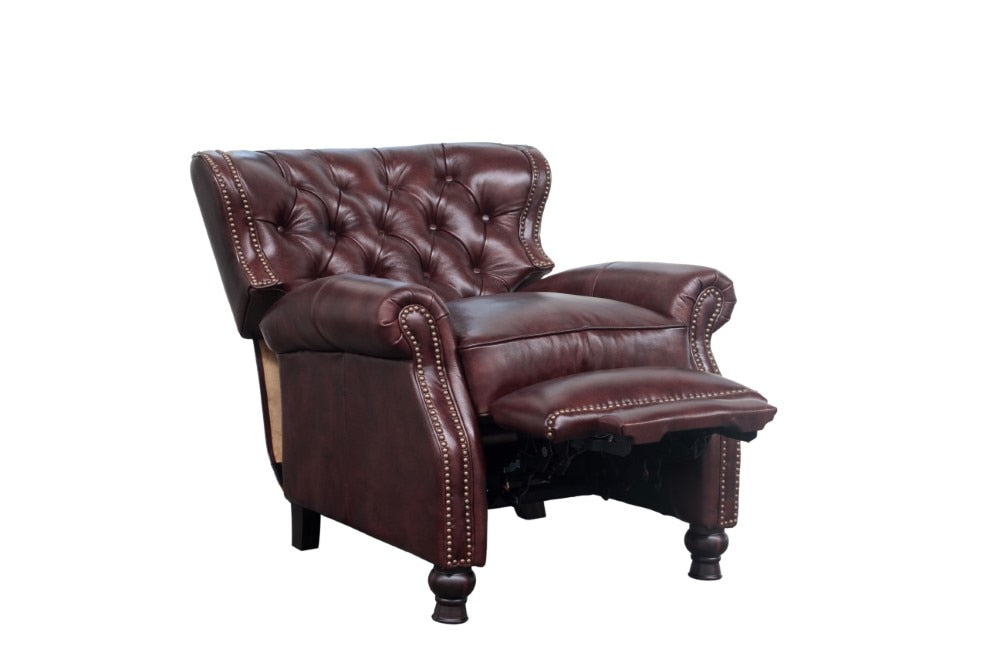 BarcaLounger - Presidential Recliner Wenlock Fudge Leather - 74148570287 veiw 4