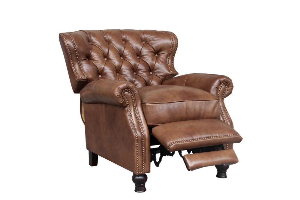 BarcaLounger - Presidential Recliner Wenlock Tawny Leather - 74148570285 veiw 3
