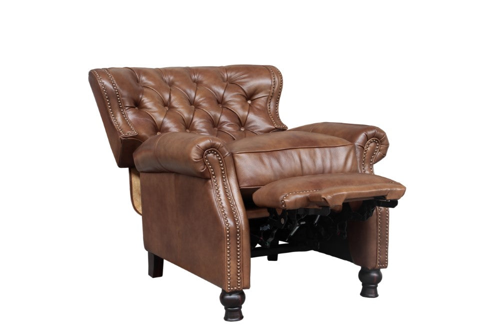 BarcaLounger - Presidential Recliner Wenlock Tawny Leather - 74148570285 veiw 4