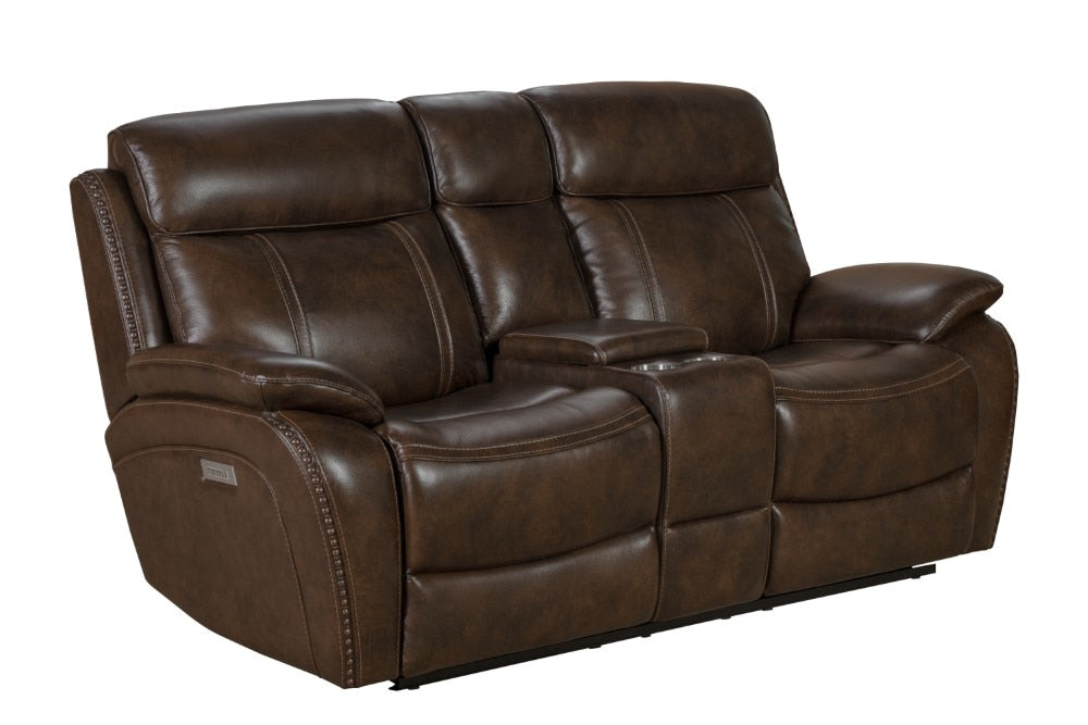 BarcaLounger - Sandover Power Reclining Console Loveseat w/Power Head Rests & Lumbar - 24PHL3703371386 veiw 1