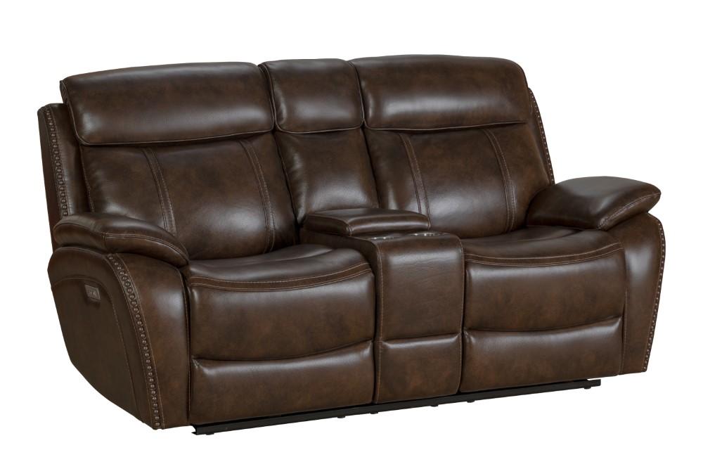 BarcaLounger - Sandover Power Reclining Console Loveseat w/Power Head Rests & Lumbar - 24PHL3703371386 veiw 2